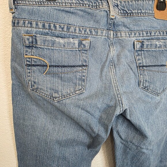 American Eagle Blue Jeans Women’s Size 10 Straight Leg Casual Denim - Picture 10 of 12